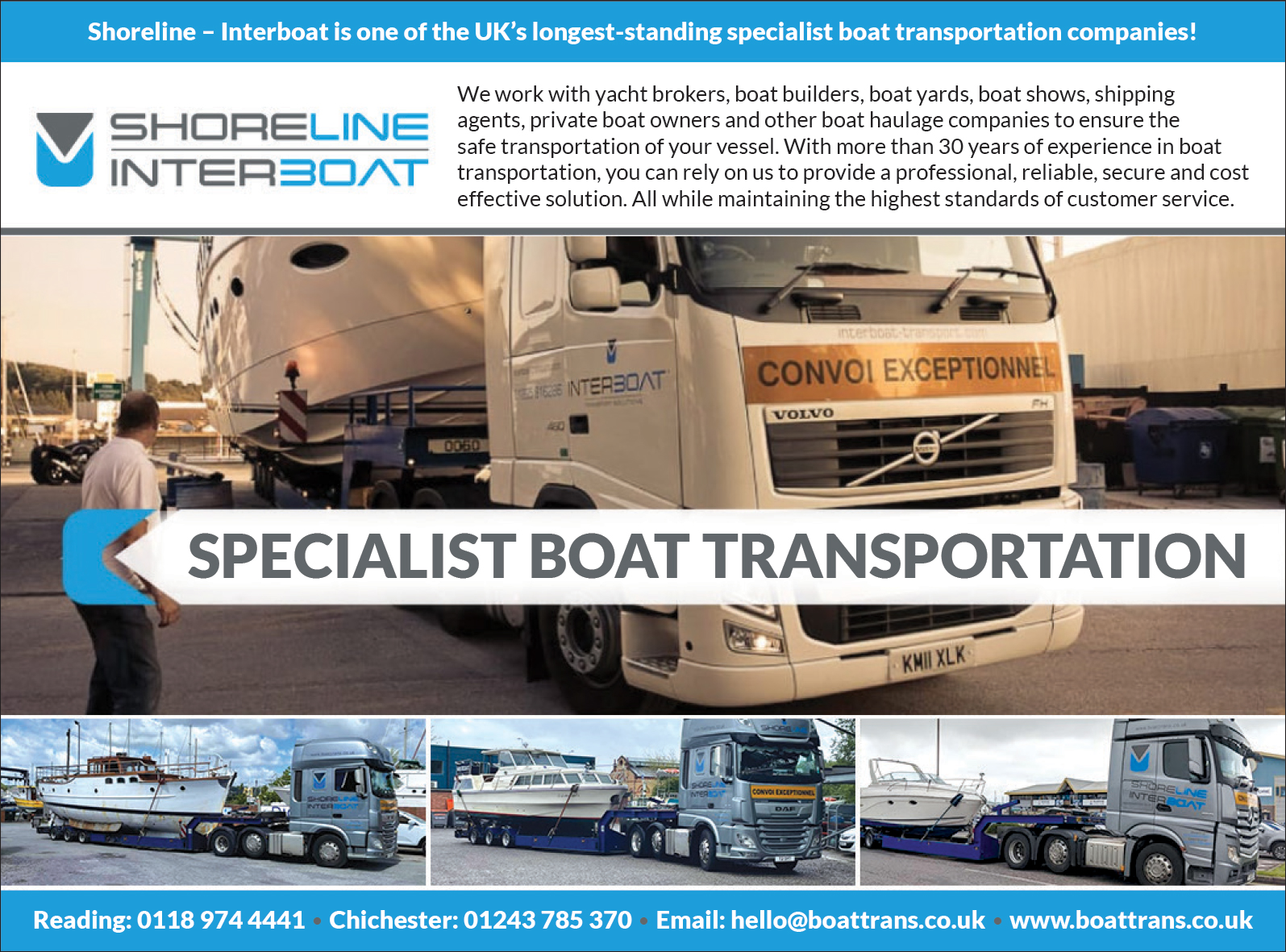 shoreline yacht transport ltd